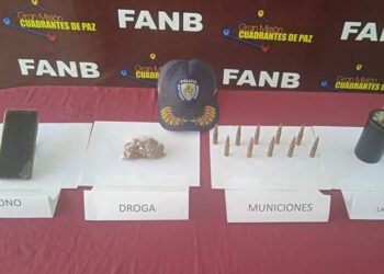 Comisión policial capturó en Cajigal a sujeto con droga y municiones que también estaba solicitado por dos homicidios