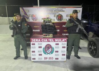 La FANB halló 21 kilos de droga en vehículo abandonado en Apure