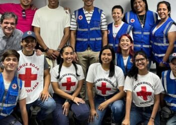 Rubén Limardo compartió con los voluntarios de la Cruz Roja Venezolana (+Video)