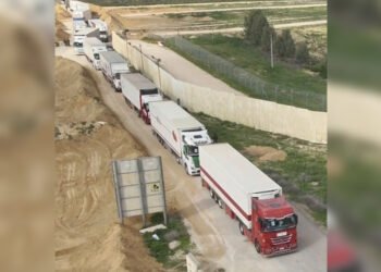 Israel envió ayuda a Gaza por su frontera por primera vez desde que estalló la guerra