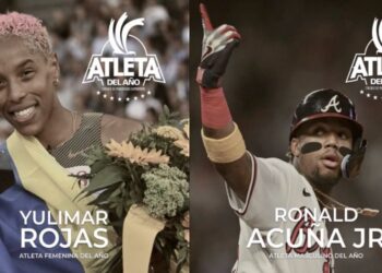 Yulimar Rojas y Ronald Acuña Jr. fueron los Atletas del Año en Venezuela