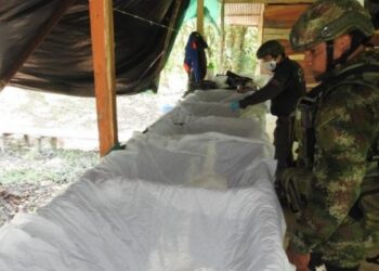 Incautan 1,3 toneladas de clorhidrato de cocaína en el norte de Colombia
