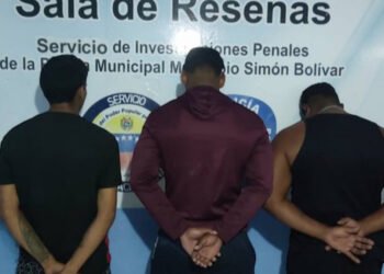 Tres hombres fueron detenidos por protagonizar una riña en la Av. Cumanagotos de Barcelona