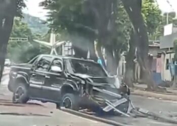 Se registró un accidente en la Avenida Municipal de Puerto La Cruz