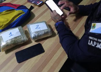 Policía municipal de Bermúdez capturó a un hombre con dos panelas de presunto creepy en Cocolirio