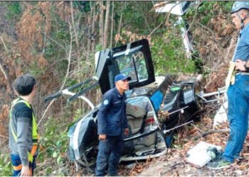 Helicóptero de Corpoelec se estrelló en el estado Mérida