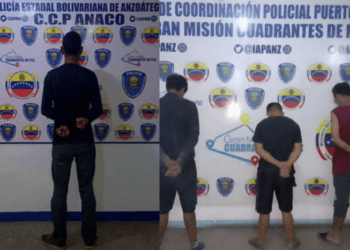 Polianzoátegui detuvo a cuatro sujetos por presunto hurto en Puerto La Cruz y Anaco