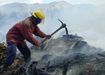 Incendio de vegetación causó daños a vivienda en municipio Bermúdez de Sucre