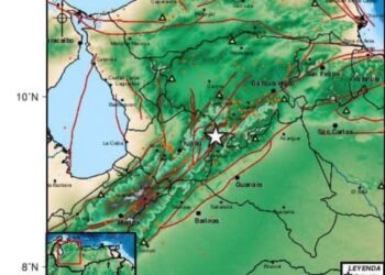 Funvisis reportó un sismo que afectó a los estados Lara y Trujillo