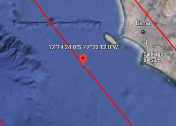 Un sismo de 4,8 sacudió la costa central de Perú sin que se reporten daños