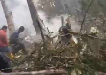 Nueve muertos por accidente de helicóptero militar en Colombia