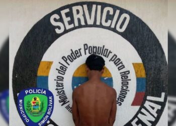 Comisión de Polibolívar detuvo a hombre en el sector Las Casitas
