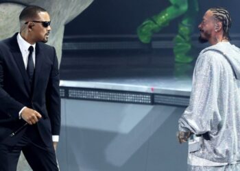 Will Smith dio la sorpresa en Coachella al cantar junto a J.Balvin "Men in Black" (+Video)