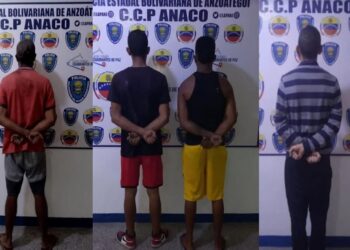 Cuatro sujetos fueron detenidos en distintos procedimientos realizados por Polianzoátegui