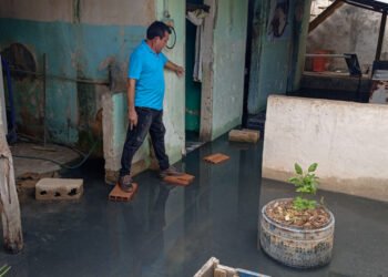 Parque Miranda de Carúpano está afectado por derrames de aguas servidas