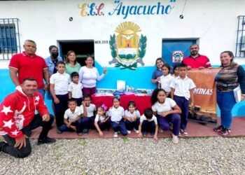 Rehabilitada la E.E.C. "Ayacucho" del municipio Bruzual a través del Plan Social Minero (+Fotos)