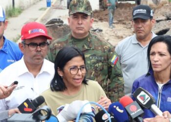 Delcy Rodríguez supervisa avances en proyectos de agua en el estado Lara