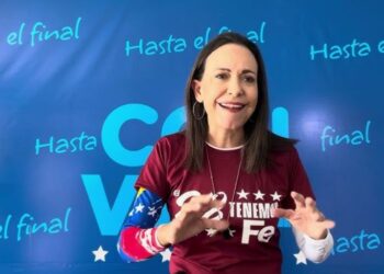 María Corina Machado aseguró que la oposición cuenta con testigos para 98% de las mesas (+Fotos)