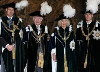 Camila y el príncipe Eduardo reciben el honor más alto de Escocia