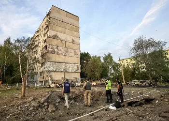 Rusia ataca por quinta vez en dos semanas Kiev, que intercepta sus drones