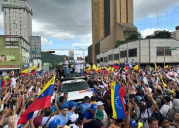 González y Machado realizaron concentración en Valencia a pesar de obstáculos (+Fotos)