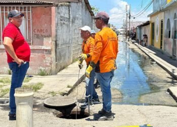 Inaservip se encuentra desplegado en La Trinidad atendiendo sistema de drenaje