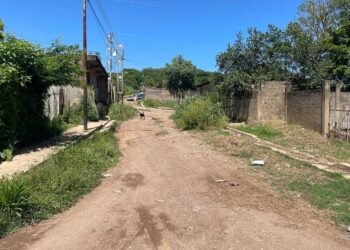 Vecinos reclaman el arreglo de la calle La Pradera del sector Vidoño