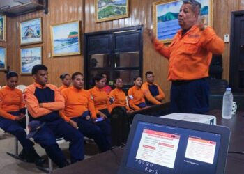 Funcionarios de PC Bermúdez participaron en curso-taller sobre las herramientas a usar en eventos adversos