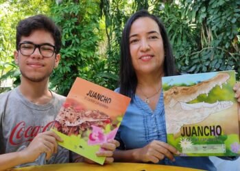 Juancho “el caimán carupanero” volvió a su pueblo con un relato para los más pequeños (+Fotos)
