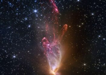 La increíble y más reciente imagen de James Webb: Un sistema estelar en formación