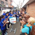 Estudiantes del Colegio Corazón de Jesús entregaron alimentos a pensionados carupaneros