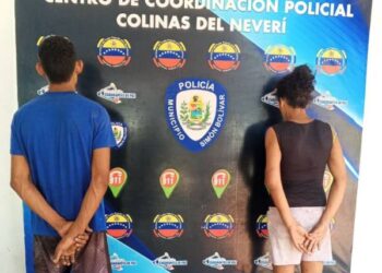 Funcionarios de Polibolívar detuvieron a una pareja por lesiones recíprocas