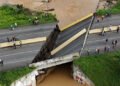 Gobernador de Portuguesa informó sobre colapso de puente que comunica los Andes y el centro del país