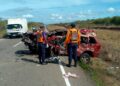 Tres lesionados dejó choque de vehículos en el tramo Km 52-La Ceiba (+Fotos)