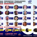 Colegio de periodistas de Venezuela pide la liberación de 16 trabajadores de la prensa