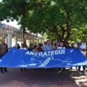 Representantes de Fetranzoátegui lideraron una concentración para exigir el bono de guerra como salario