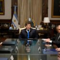 Milei recibió a la secretaria de Seguridad Nacional de Donald Trump en Buenos Aires