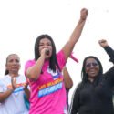 Mujeres de Barcelona se movilizaron en apoyo a Sugey Herrera