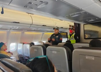 Más de 300 migrantes venezolanos retornaron al país en un vuelo procedente de México