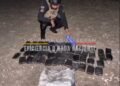 PNB decomisó 53 panelas de presunta marihuana en operativo realizado en Guaca