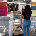 Feria Electoral se instaló en la plaza Colón para enseñar a los carupaneros a votar