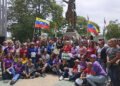 Mujeres oficialistas realizaron tribuna antiimperialista por la paz de Venezuela en Barcelona