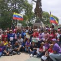 Mujeres oficialistas realizaron tribuna antiimperialista por la paz de Venezuela en Barcelona
