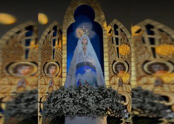 Realizaron la tradicional bajada de la Virgen del Valle en Lechería