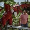 Un venezolano convierte la chatarra en esculturas como una forma de recoger la basura (+Fotos)