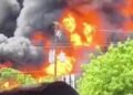 Se registró un incendio en empresa de productos químicos del sector Paraparal de Los Guayos