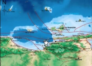 Se registró un sismo de magnitud 3.4 en el estado Anzoátegui