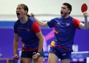Dupla Ferrer-Ríos ganó oro en tenis de mesa en los Panamericanos Junior