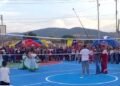Gobernación y alcaldía entregaron rehabilitada cancha doble del sector de La Llanada en Cumaná