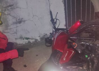 Motorizado murió a causa de las graves heridas que sufrió al chocar contra una pared en El Muco